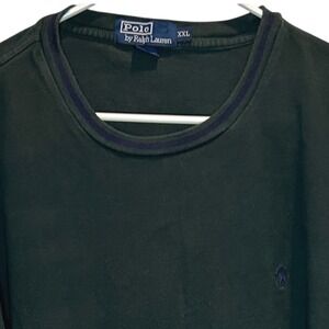Polo Ralph‎ Lauren Men's XXL Long Sleeve Sweatshirt Dark Green Crew Neck Cotton